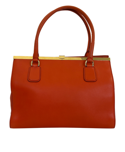Tote, 420&euro;, Bolso, Naranja, Animal - Piel, Vista frontal